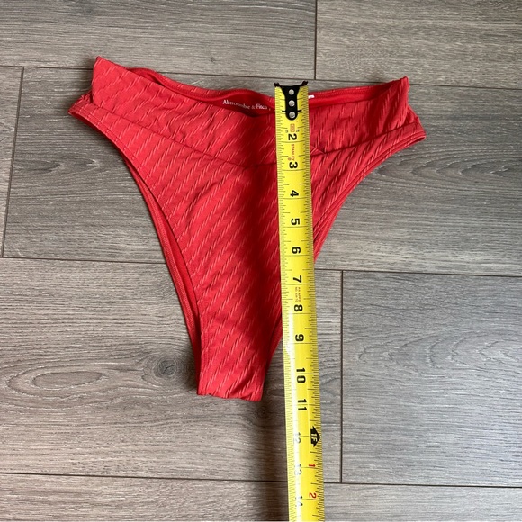 Abercrombie & Fitch Bikini High-Waist - Coral Size Small - Picture 10 of 11